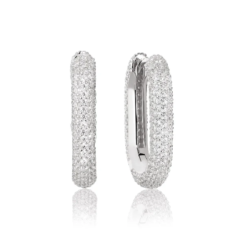 chic hoop earrings for women -Earrings Capri Medio