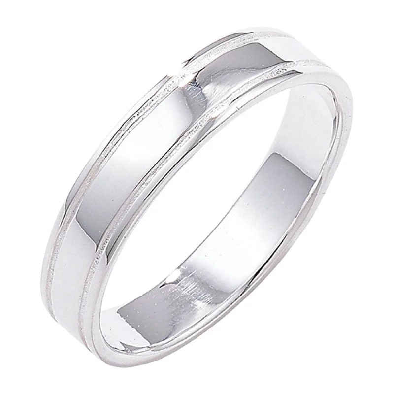 simple gold rings for women -Plain Men's Ring