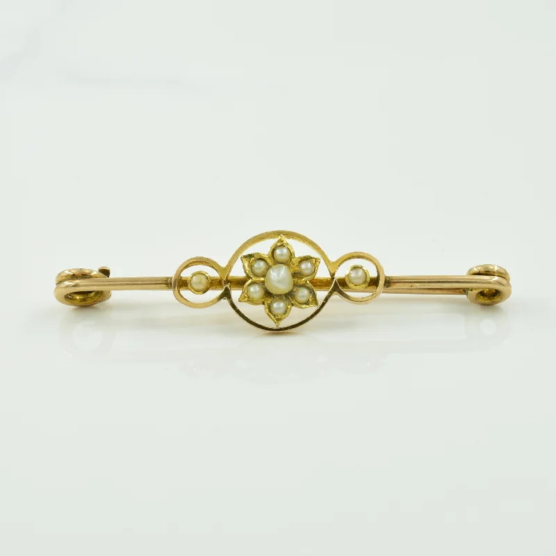 Seed Pearl Brooch | 0.15ctw |