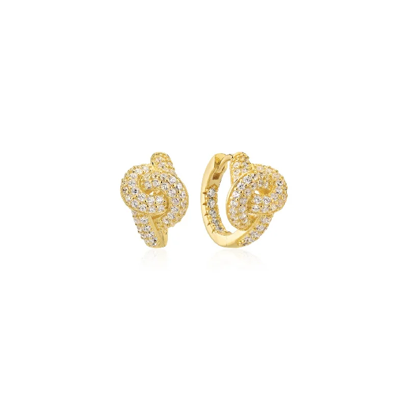 large gold hoop earrings for women -Earrings Imperia Creolo