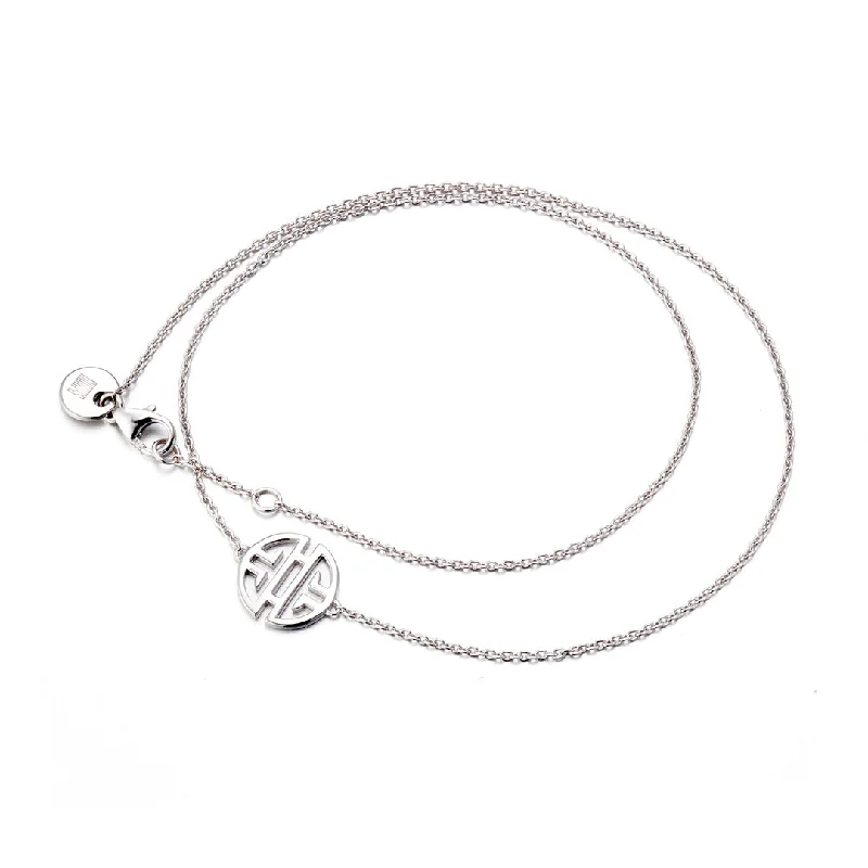 dainty bracelets for women -Silver Shou Chain Wrap Bracelet