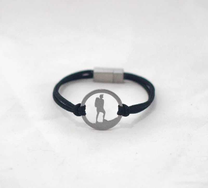 custom bangles for women -The Hiking Guy Bracelet