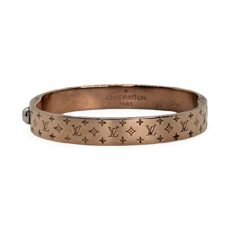 chunky bangles for women -LOUIS VUITTON: Nanogram Cuff Bracelet